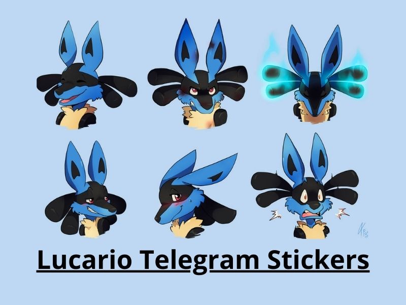 Lucario Telegram Stickers